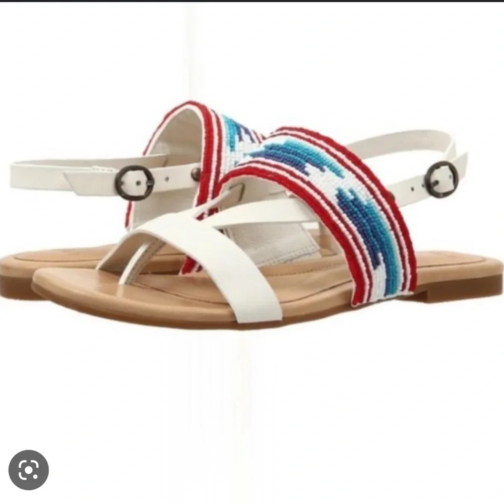 Ugg Australia Verona Serape‎ Beaded Sandals 8